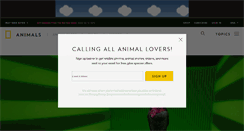 Desktop Screenshot of animals.nationalgeographic.com.au