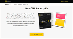 Desktop Screenshot of genographic.nationalgeographic.com