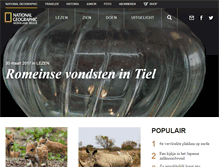 Tablet Screenshot of magazine.nationalgeographic.nl